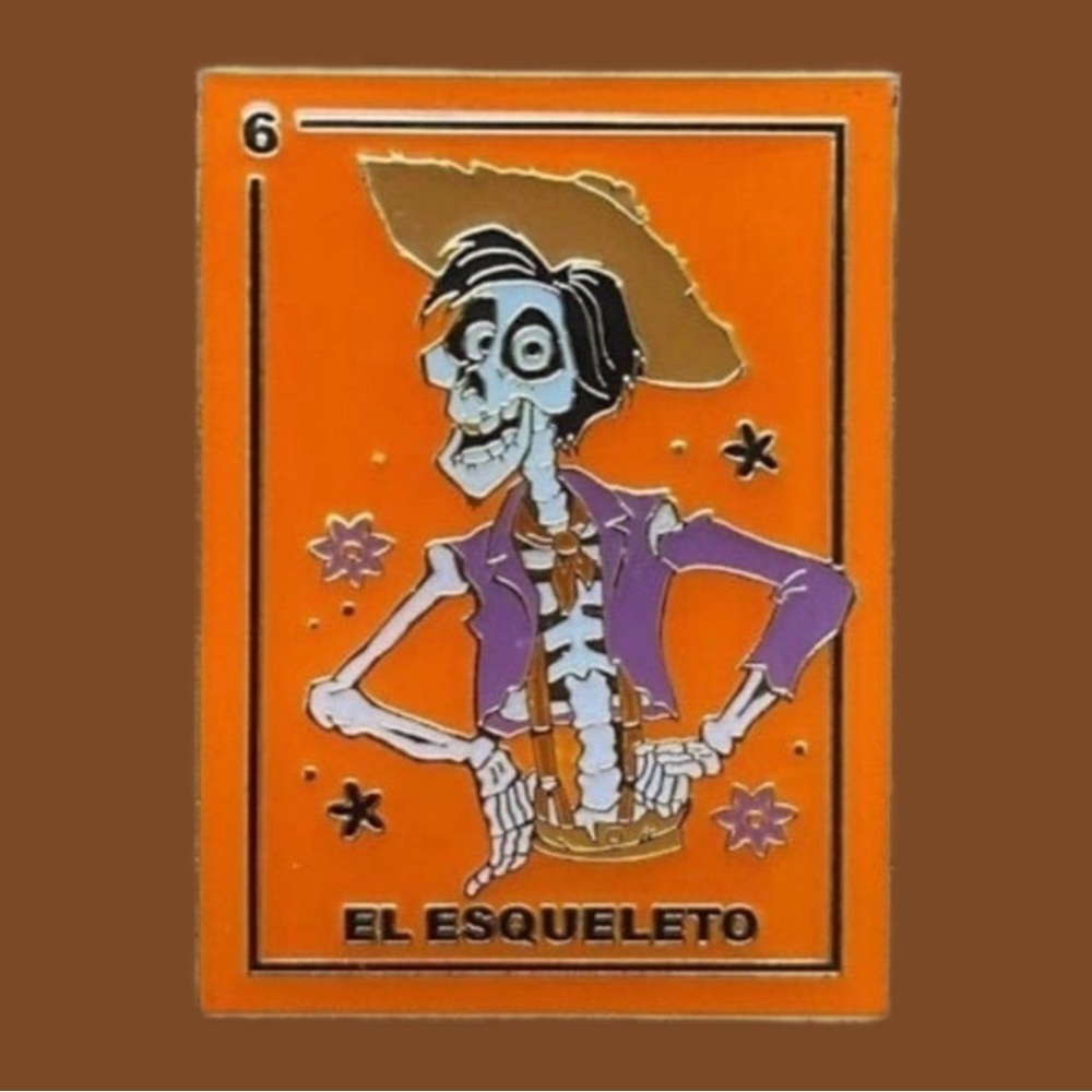Loungefly Disney Pixar Coco Loteria Cards Blind Pins El
Esqueleto